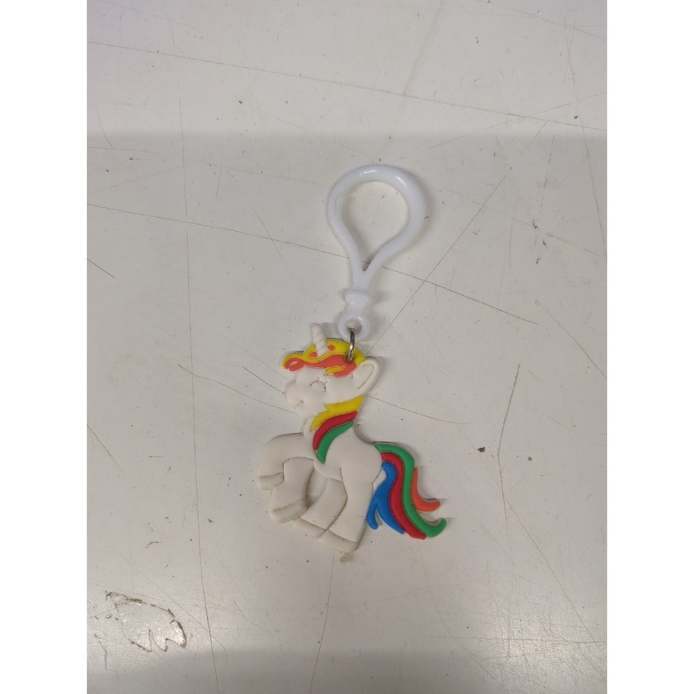 Unicorn Keychain Charm Soft Rubber‎ 2" Purse/Handbag/Backpack